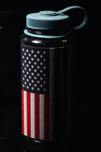 American Flag Fabric Sticker. 4x6 INCH