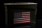 American Flag Fabric Sticker. 4x6 INCH