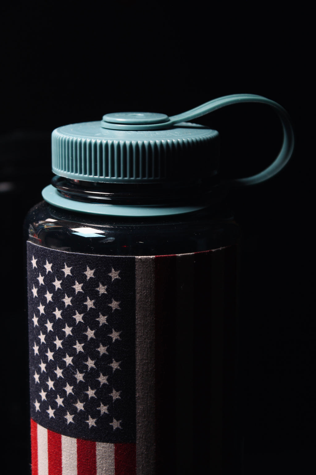 American Flag Fabric Sticker. 4x6 INCH