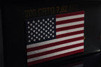 American Flag Fabric Sticker. 4x6 INCH